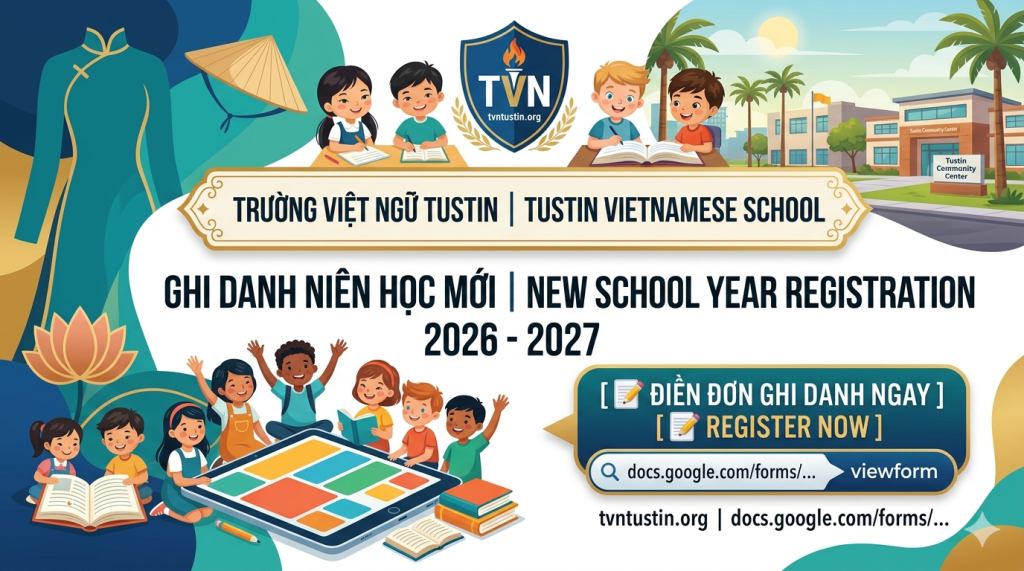 Ghi Danh Niên Học Mới 2026-2027 / School Registration for 2026-2027